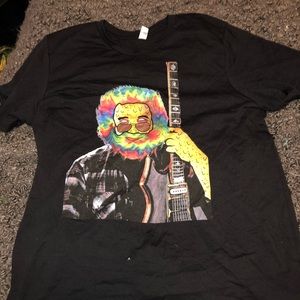 Hand designed jerry Garcia tee